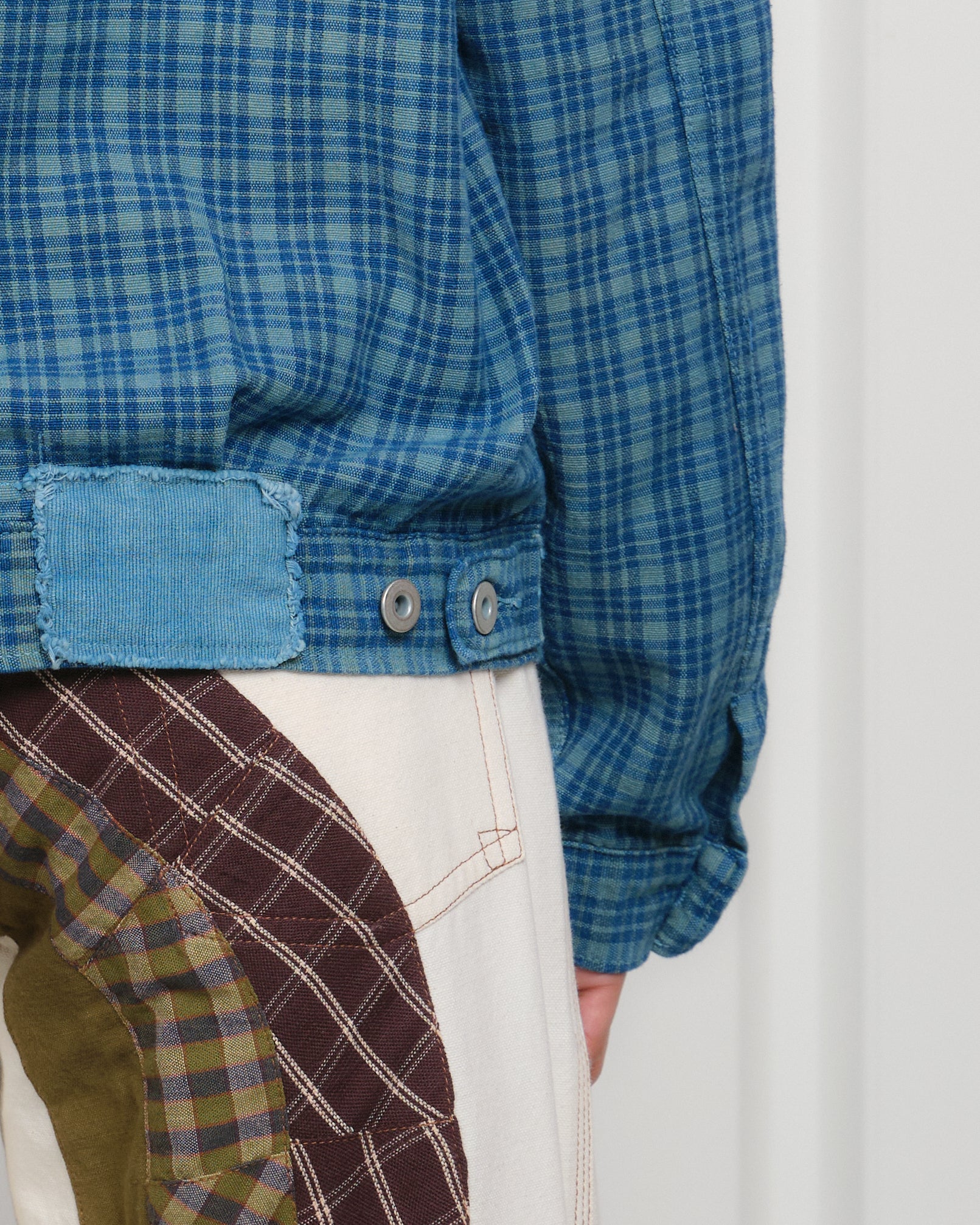 Tuesday Jacket - Indigo Mud Check