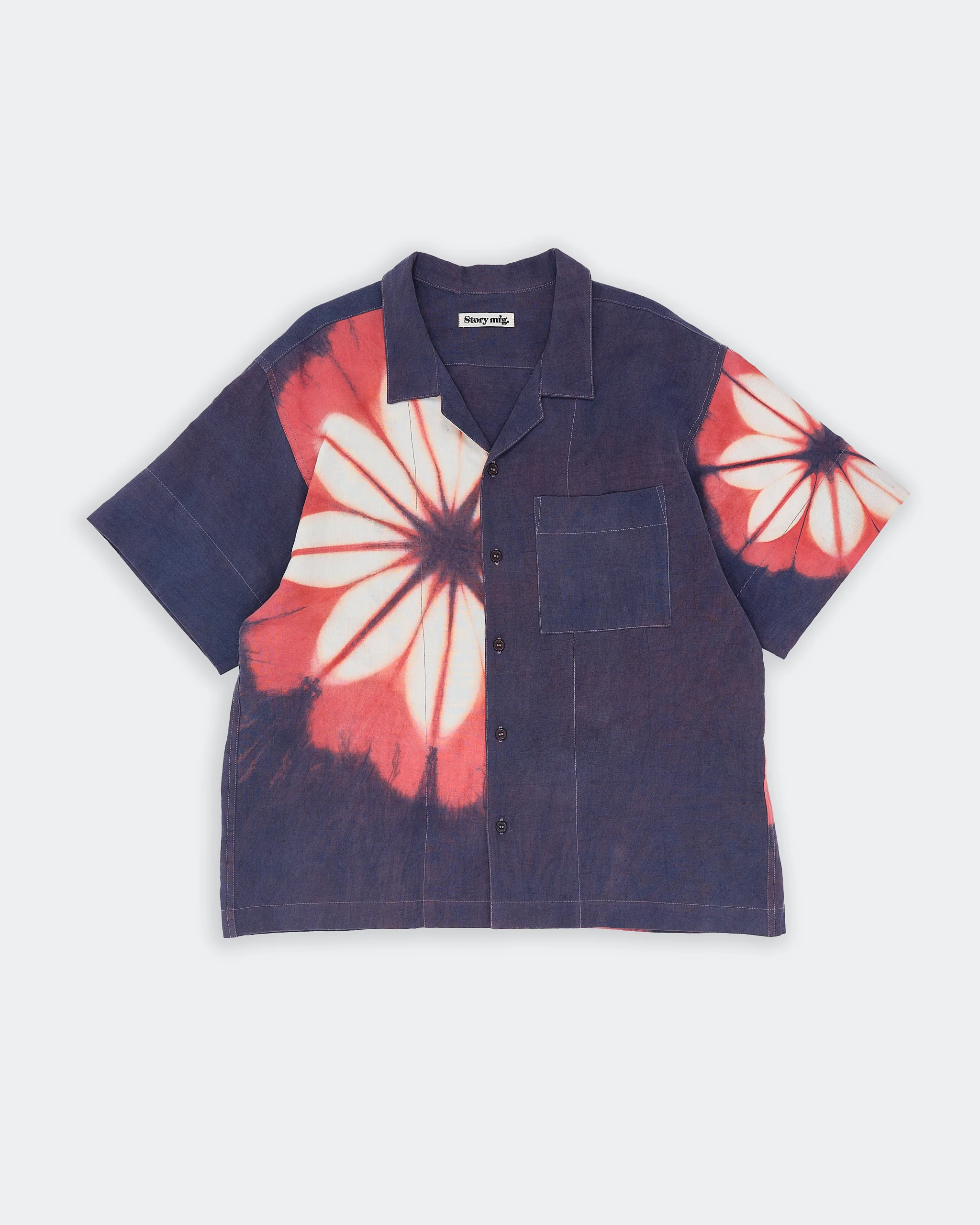 Greetings Shirt SS - Pink Flower Clamp