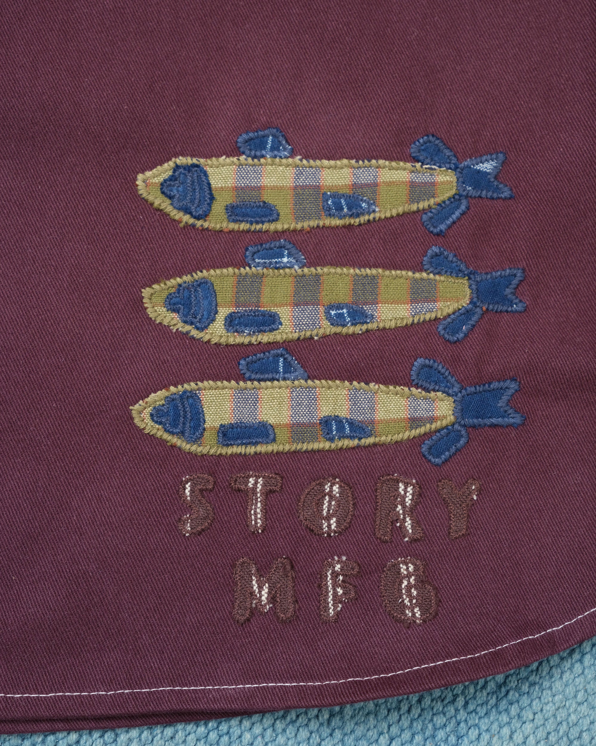 Harvest Shirt - Purple Fish