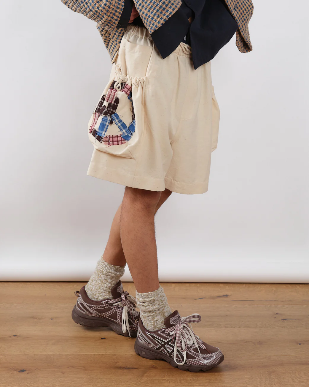 Salt Shorts - Peace Patchwork